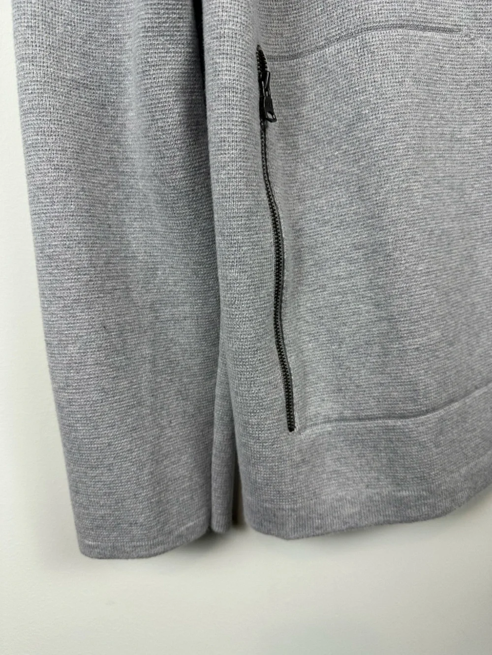Banana Republic Men’s Gray Full Zip Sweater Jacket Cardigan Size Large